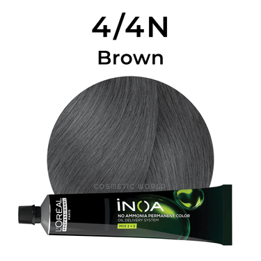 L'OREAL - INOA_iNOA 4/4N Brown_Cosmetic World